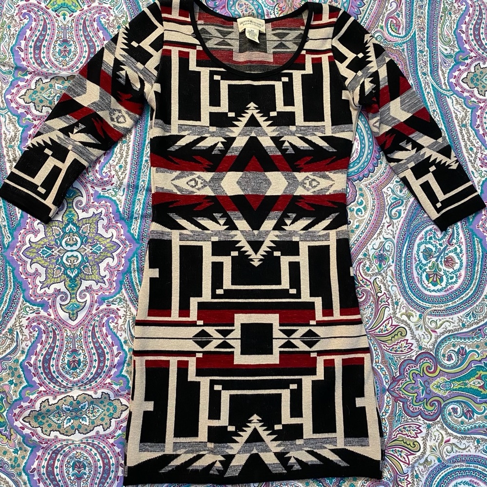 Ralph Lauren Denim Supply Tribal Print Mini Dress